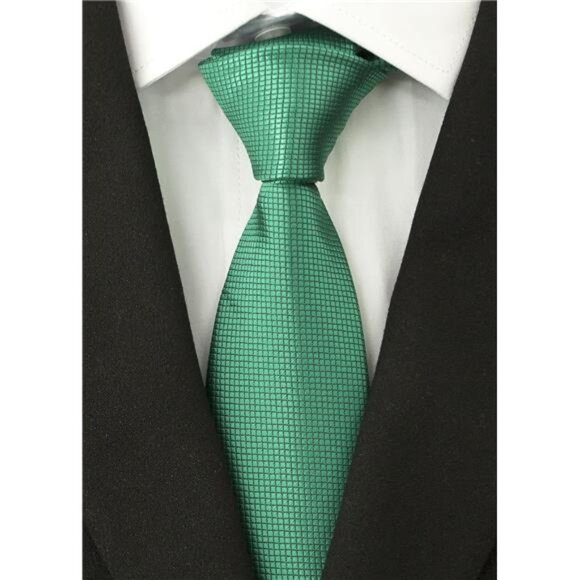 Men's Necktie Classic Silk Tie Woven Jacquard Neck Ties - Picture 7 of 8